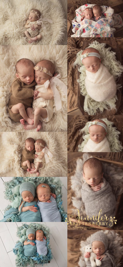 Twins Newborn Photographer in Kentucky | Walton Twins | www.jlritt.com
