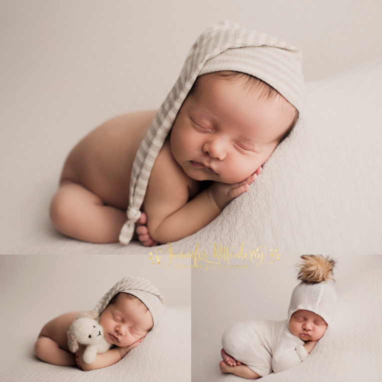 newborn photography, modified taco pose, baby boy, tushie up pose, beanbag pose