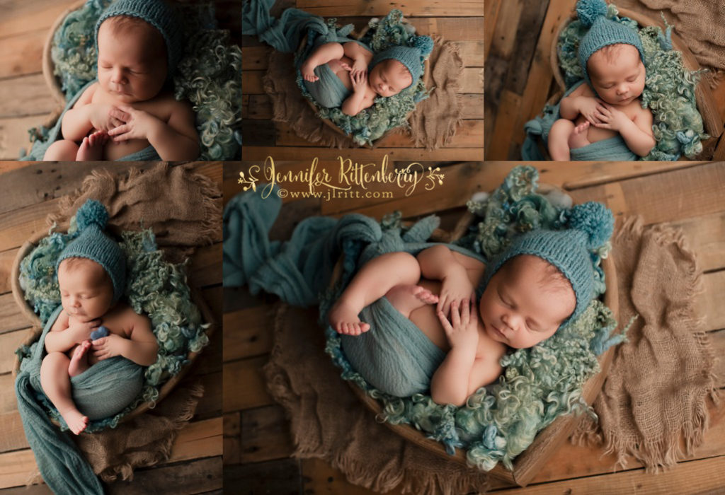 newborn photography, prop shots, heart bowl, felted curls, pixie bonnet